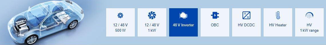 TDK BSGとモーターアプリケーション（12kW以上の電力用）
